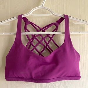Lululemon Purple Free to Be Wild Bra size 6